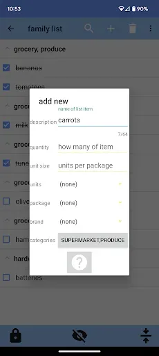 Скриншот 3 — HausAdmin - shopping list