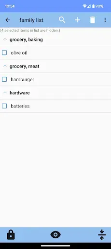 Скриншот 4 — HausAdmin - shopping list