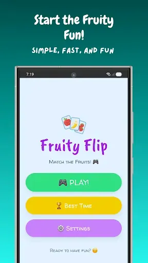 Скриншот 1 — Fruity Flip - tiles matching