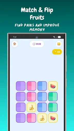 Скриншот 2 — Fruity Flip - tiles matching