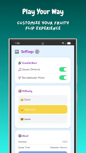Скриншот 4 — Fruity Flip - tiles matching