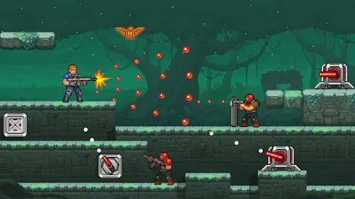 Скриншот 2 — Gun Force: беги и стреляй
