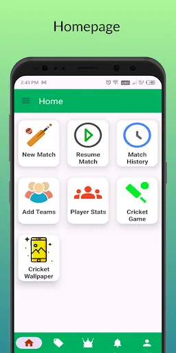 Скриншот 1 — Cricket: Local match scorebook