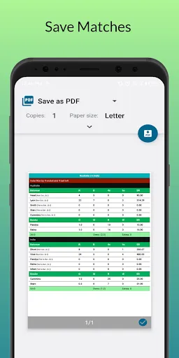 Скриншот 5 — Cricket: Local match scorebook