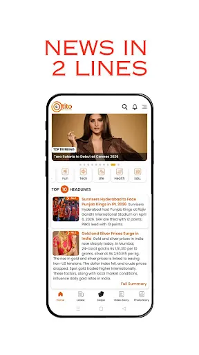 Скриншот 2 — OTITO: News In Just 2 Lines