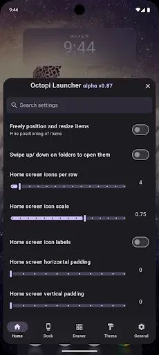 Скриншот 8 — Octopi Launcher