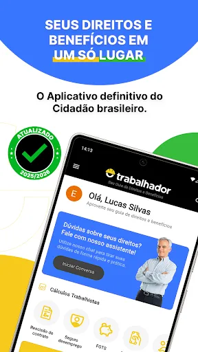 Скриншот 1 — O Trabalhador: Direitos, Vagas