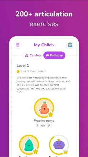 Скриншот 4 — Otsimo | Speech Therapy SLP