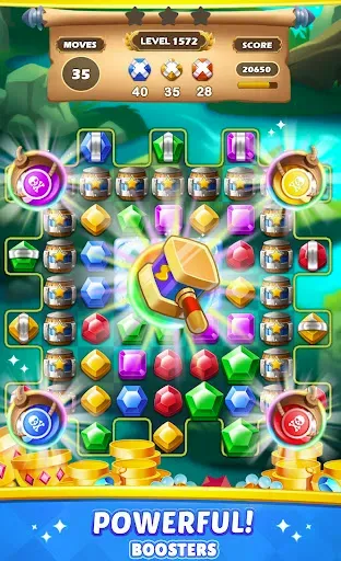 Скриншот 2 — Jewels Planet - Match 3 Games