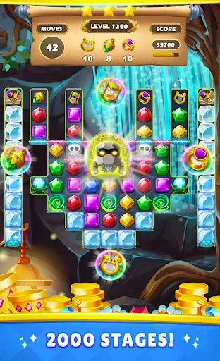 Скриншот 3 — Jewels Planet - Match 3 Games