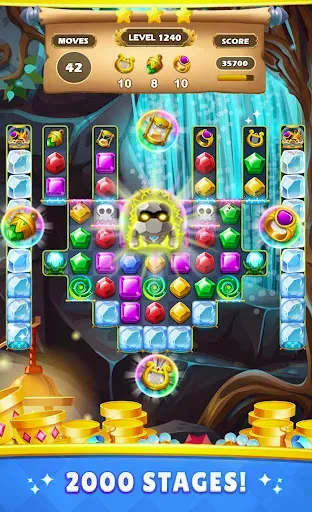 Скриншот 6 — Jewels Planet - Match 3 Games