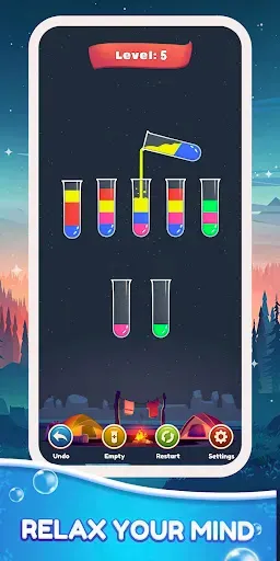 Скриншот 1 — Water Sort Puzzle - Premium