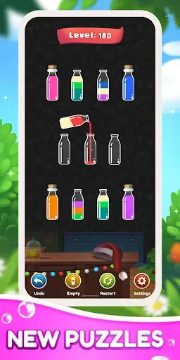 Скриншот 2 — Water Sort Puzzle - Premium