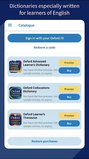 Скриншот 1 — Oxford Advanced Learner's Dict