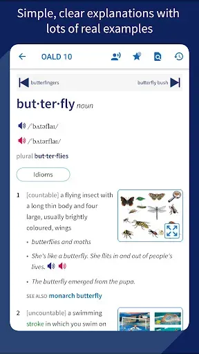 Скриншот 2 — Oxford Advanced Learner's Dict