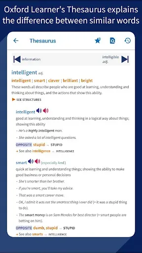 Скриншот 7 — Oxford Advanced Learner's Dict