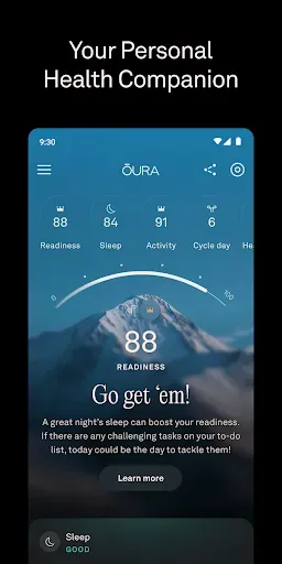 Скриншот 1 — Oura