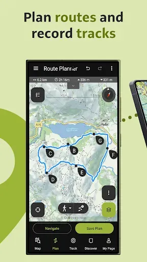 Скриншот 3 — Outdooractive. Hike and Ride