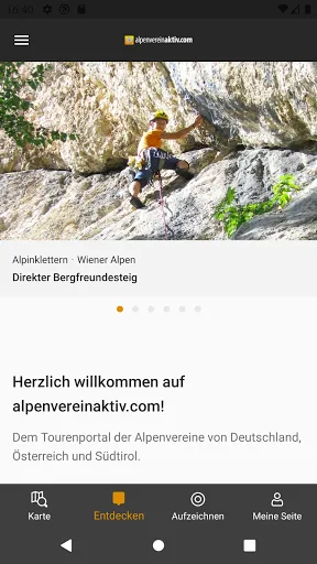 Скриншот 1 — alpenvereinaktiv
