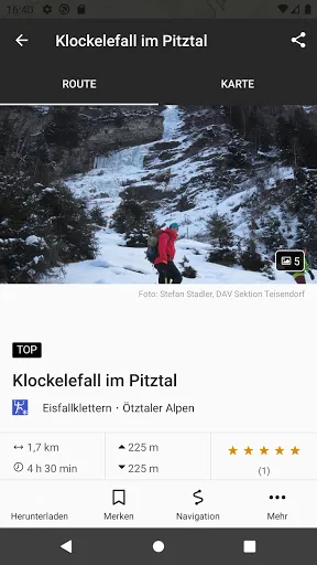 Скриншот 4 — alpenvereinaktiv