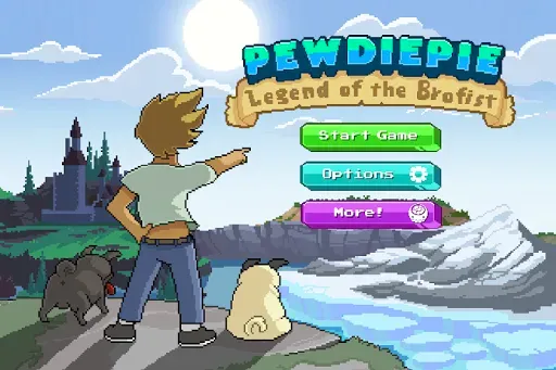 Скриншот 1 — PewDiePie: Legend of Brofist