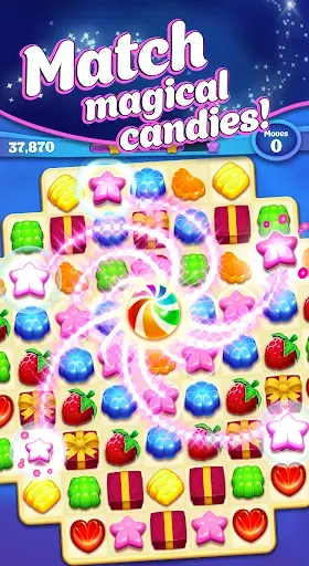 Скриншот 2 — Crafty Candy - Match 3 Game