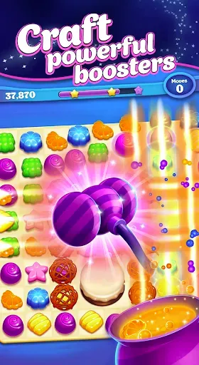 Скриншот 3 — Crafty Candy - Match 3 Game
