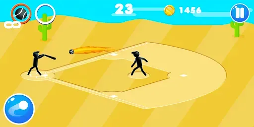 Скриншот 7 — Stickman Baseball