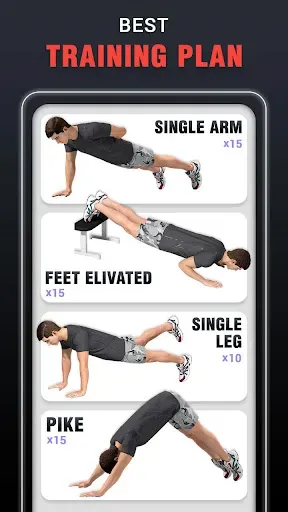 Скриншот 2 — Chest Workouts for Men at Home
