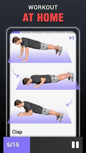 Скриншот 3 — Chest Workouts for Men at Home