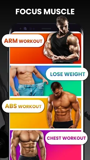 Скриншот 2 — Men Workout - Home Fitness