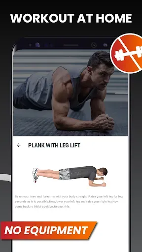 Скриншот 5 — Men Workout - Home Fitness