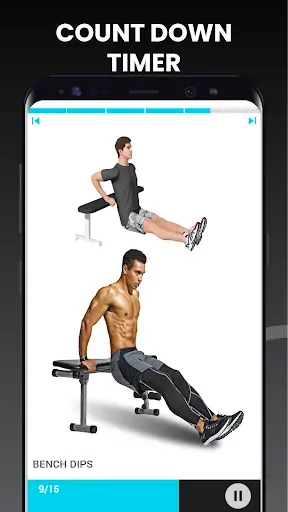 Скриншот 8 — Men Workout - Home Fitness