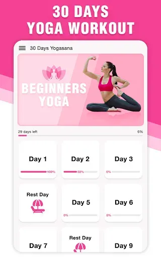 Скриншот 8 — Yoga: приложение для похудения
