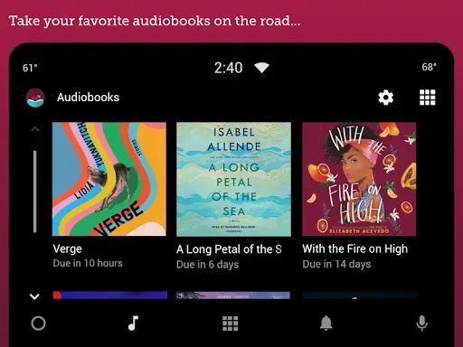 Скриншот 3 — Libby для Android Automotive