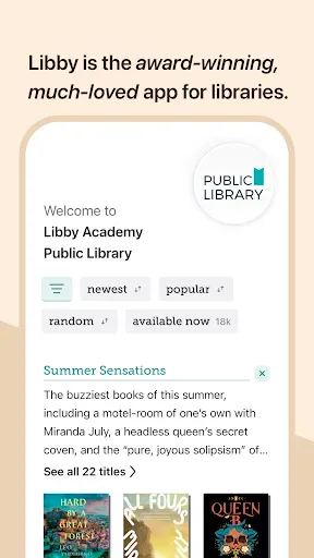 Скриншот 2 — Libby, разработка OverDrive