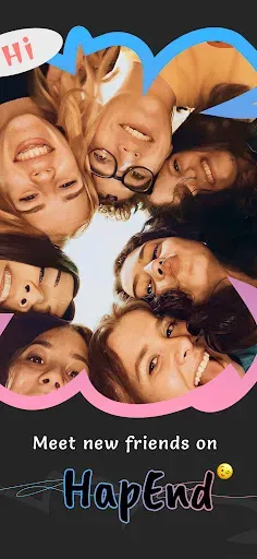 Скриншот 1 — HapEnd: Dating, Love & Fun