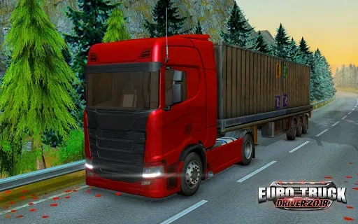 Скриншот 1 — Euro Truck Driver - 2018