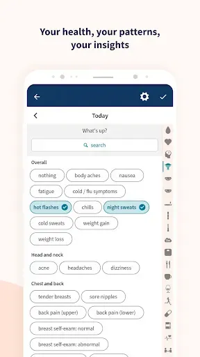 Скриншот 2 — Ovia Cycle & Pregnancy Tracker
