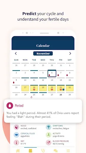 Скриншот 3 — Ovia Cycle & Pregnancy Tracker