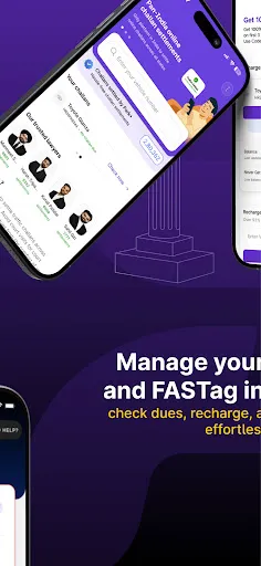 Скриншот 4 — Park+: FASTag & Challan App