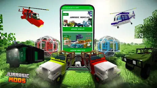 Скриншот 7 — Dinosaurs Mod for Minecraft PE