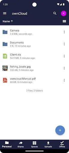 Скриншот 2 — ownCloud