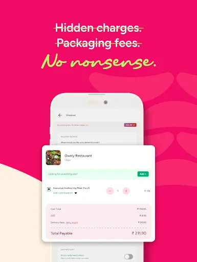 Скриншот 8 — Ownly: Food Delivery App