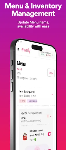 Скриншот 2 — Ownly Restaurant Partner