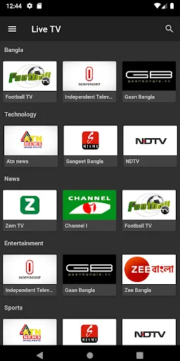 Скриншот 4 — OXOO - Android Live TV & Movie