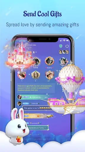 Скриншот 1 — OyeTalk - Live Voice Chat Room