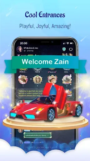Скриншот 2 — OyeTalk - Live Voice Chat Room
