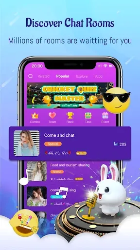 Скриншот 3 — OyeTalk - Live Voice Chat Room