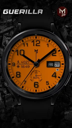 Скриншот 1 — GUERILLA - Analog watch face